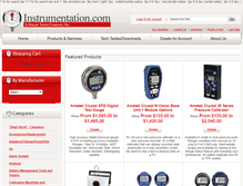 Tablet Screenshot of instrumentation.com